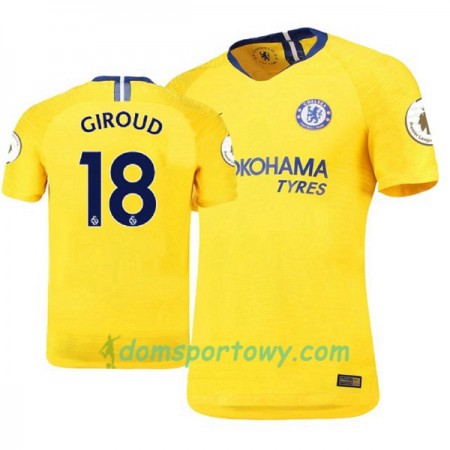 Koszulka Chelsea Olivier Giroud 18 Wyjazdowe Koszulki Piłkarskie 2018-2019 Krótki Rękaw